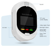 Plug-in 4 in 1 Temperature, Humidity, Gas and Carbon Monoxide Detector