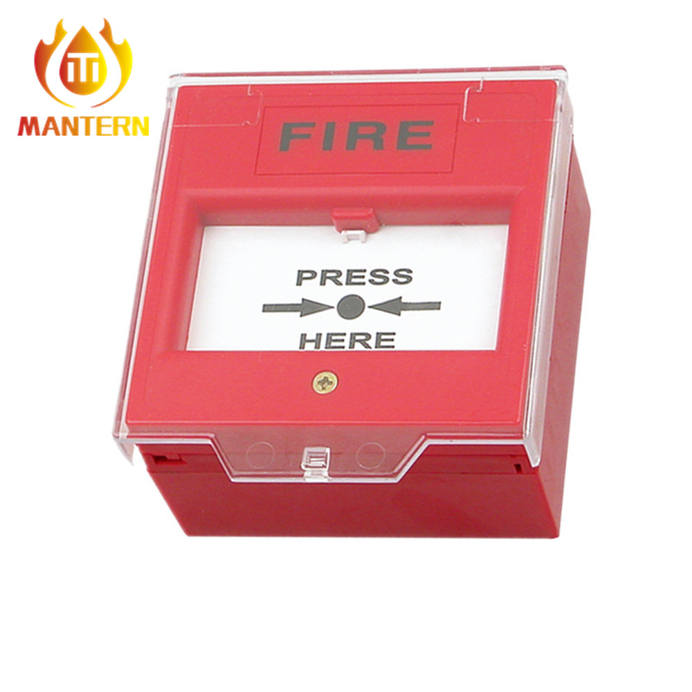 Fire Alarm System Manual call point with resettable plastic element