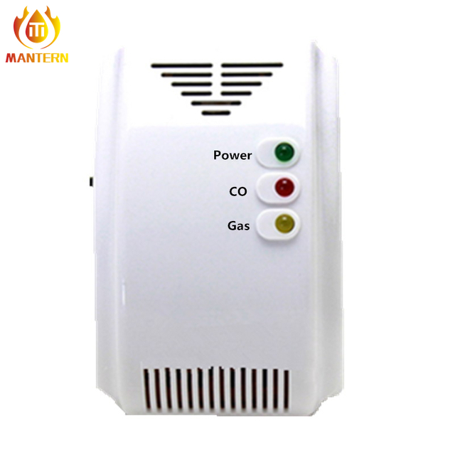 Combined Carbon Monoxide Detector and Gas Detector