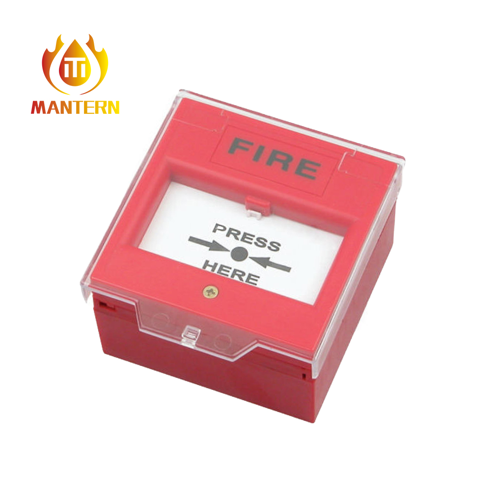 Fire Alarm System Manual call point with resettable plastic element
